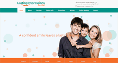 Desktop Screenshot of lastingimpressionsdental.com.au